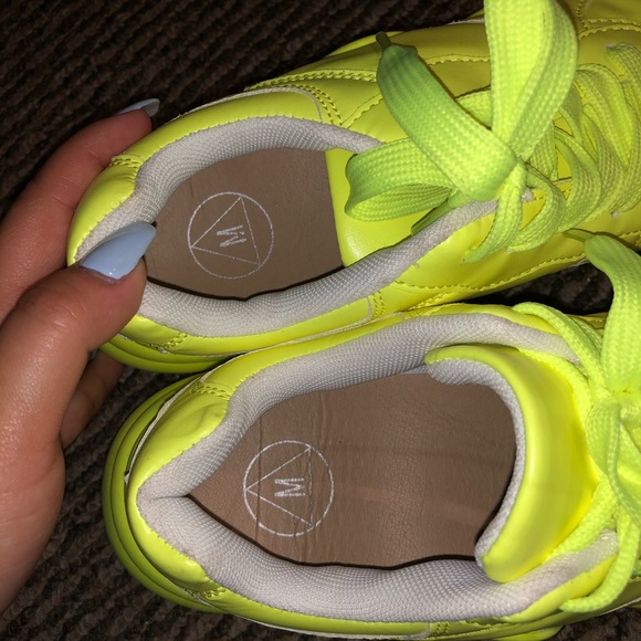 Missguided Neon Chunky Sneakers - Picture 4 of 7